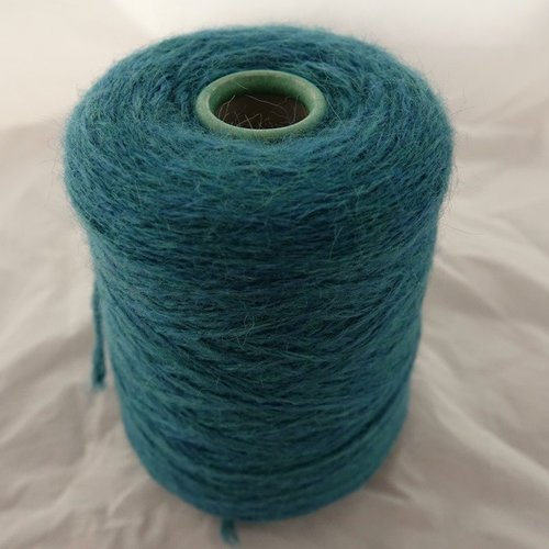 1 cône chaînette 410 gr vert canard  65% alpaga ml1408-1