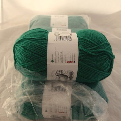 5 pelotes 100 gr merino 50 vert 6820 papatya