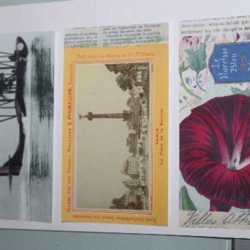 1 assortiment de 3 papiers vintage pour creation, collage, scrapbooking,... 