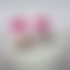 Tour de cou- snood - écharpe enfant motif ballon rose doublé