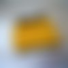 Mini-jupe boule femme stretch à motifs renard jaune