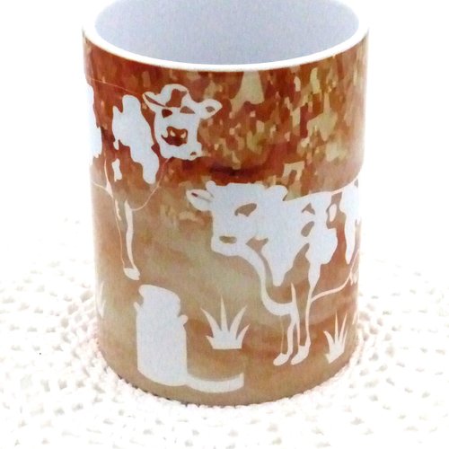 Grand mug de 425 ml vaches