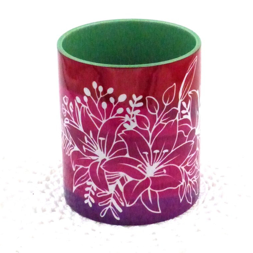 Mug de 350 ml bouquet de fleurs de lys