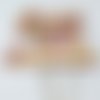 Cake topper shaker  dans les tons roses : gâteau d'anniversaire et champagne