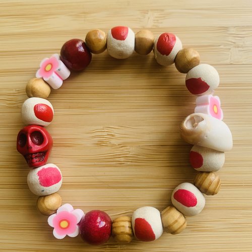 Bracelet perles coquillages