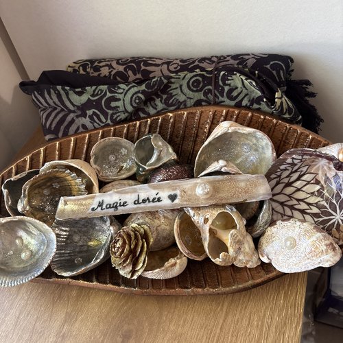 Coupelle décoration coquillages
