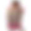Robe  longue  bohémien robe d’été avec les dentelles du calais.robe casuel rose corail en coton,viscose ,robe de vacances,robe grande taille
