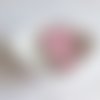 Perle ronde 15 mm silicone pour bébé rose hot pink