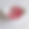 Perle ronde 15 mm silicone pour bébé rose moyen macaroon