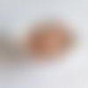 Perle ronde 15 mm silicone pour bébé rose peche