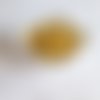 Perle ronde 15 mm silicone pour bébé jaune mangue