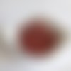 Perle ronde 15 mm silicone pour bébé marron