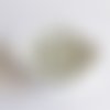 Perle silicone ronde lin naturel 15 mm