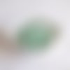 Perle silicone ronde vert mint 15 mm