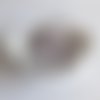 Perle ronde silicone mauve clair 15 mm granit