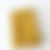 Tissu coton coupon 50x150 cm étoile jaune moutarde ocre