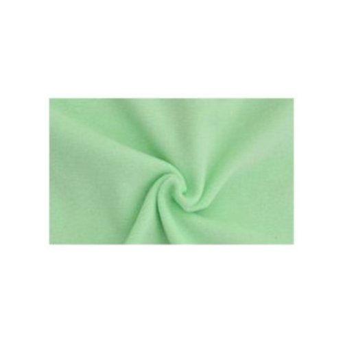 Tissu micro polaire vert amande 50x150 cm
