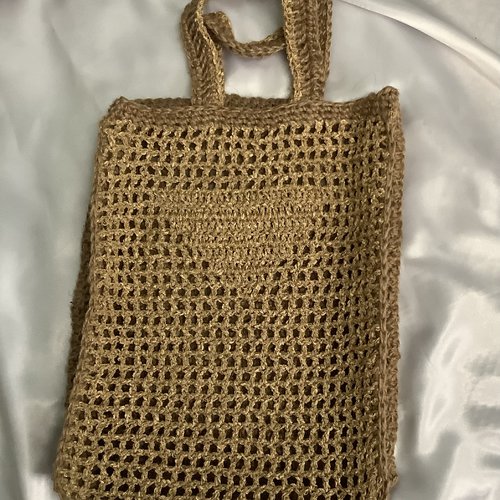Sac Femme Bandoulière En Coton Tressé – Crochet Corde – Multicolore