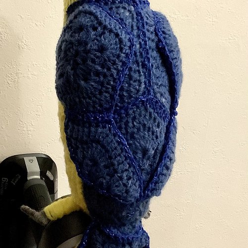 Perroquet ara en peluche 28 cm écoresponsable