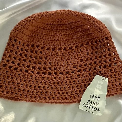 Modernes style ,bob fait main au crochet,coton bio,pour femme,homme