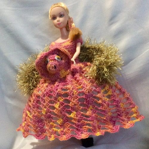 Poupée chic poupée peppa - princesse,t 30cm