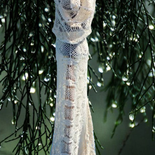 Chic robe de mariage » symphonie de colores « ,dentelles,longue  ,coton au crochet fait main,pour femme