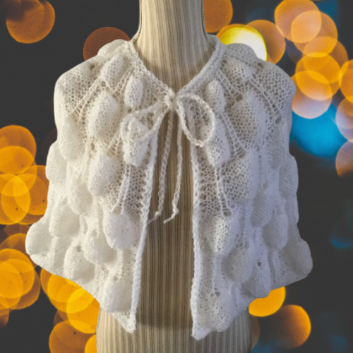 Chic cape- pèlerin,boléro de mariages en tricot fait main,mohair douce,pour femme t sx_s