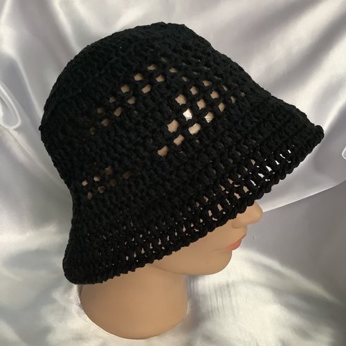 Bob- panama modernes style prada,bob fait main au crochet,coton bio,pour femme,homme