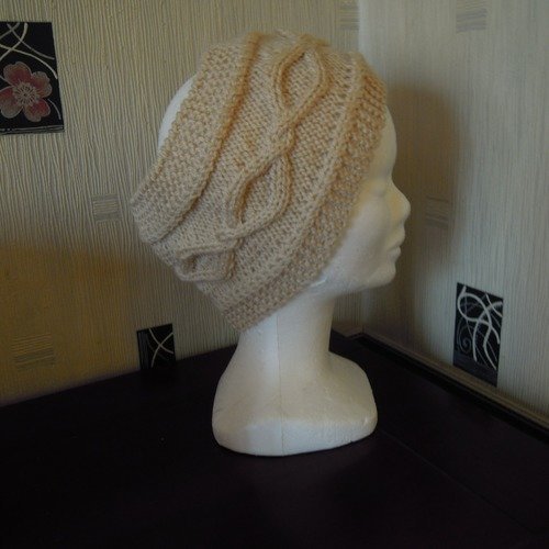 Bandeau/headband femme tricoté main