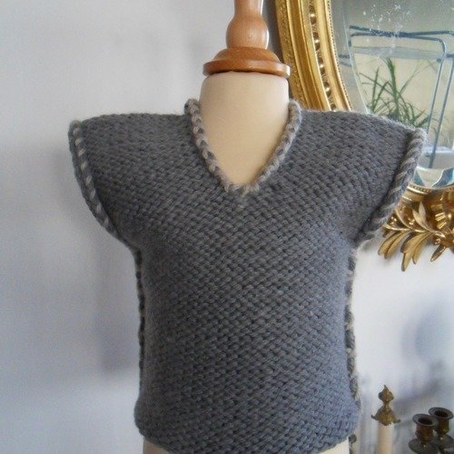 Pull Sans Manche Bebe 6 Mois Un Grand Marche