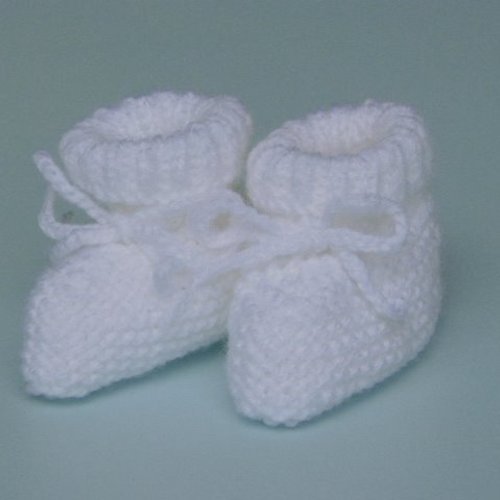 Chaussons blancs pour bébé
