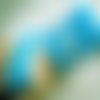 Ruban plissé bleu - 520 cm