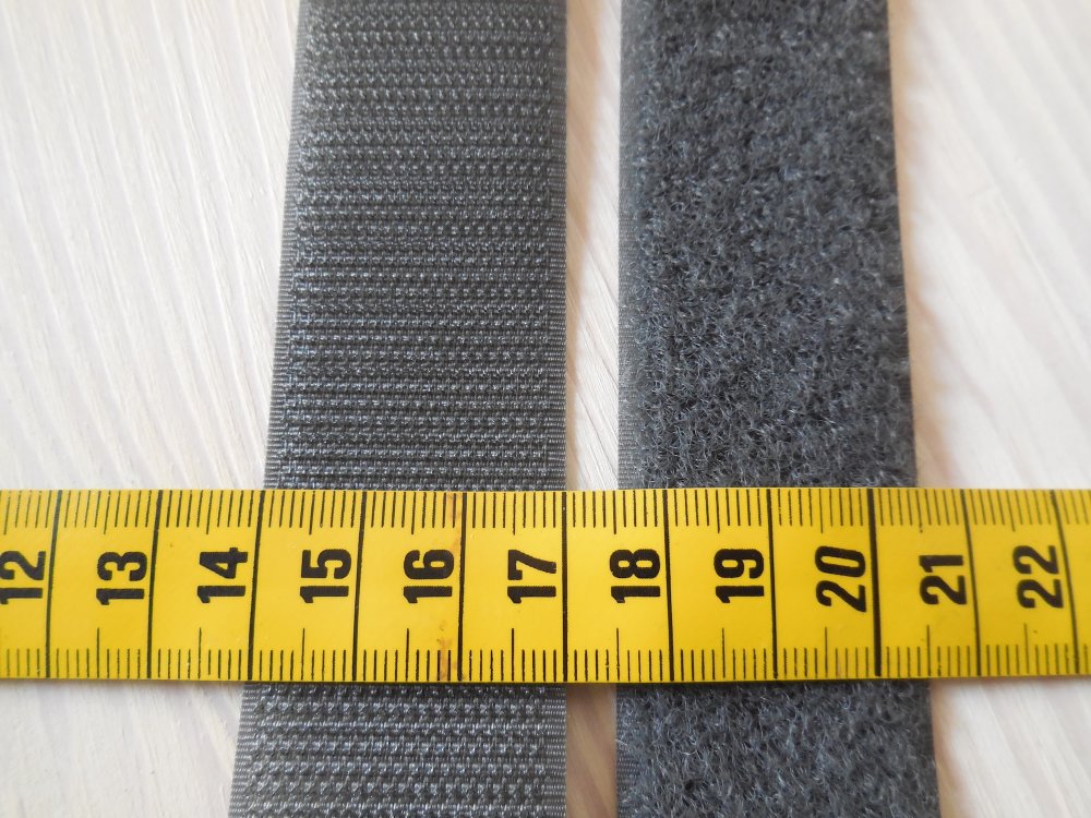 Velcro Scratch à coudre conditionné par rouleaux de 25 mètres