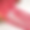Fine dentelle couleur rouge framboise - 10 mm