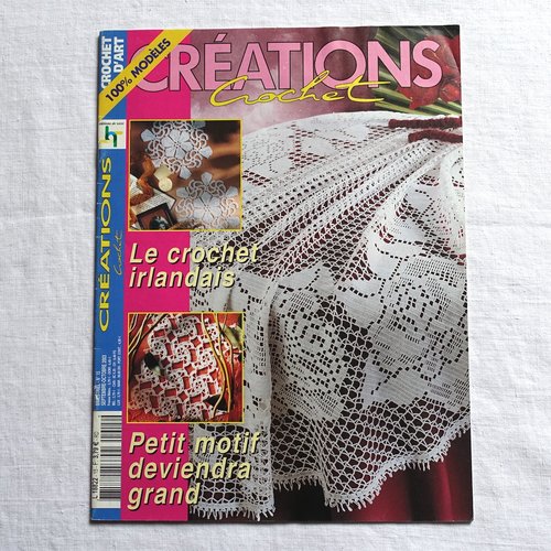 Magazine création crochet - le crochet irlandais - revue crochet