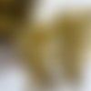 Paillettes sequins strass dorés 7 mm