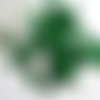 Paillettes sequins strass verts 7 mm