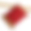Guirlande coeurs rouges 270 cm