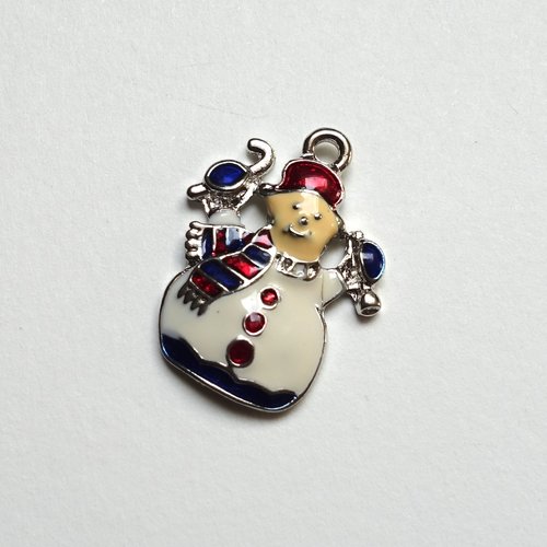 Pendentif noël bonhomme de neige
