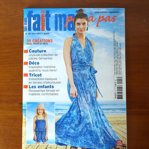 Magazine fait main pas à pas n° 427 - août 2017