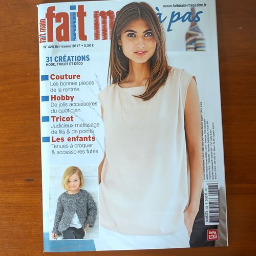 Magazine fait main pas à pas n° 428 - septembre 2017