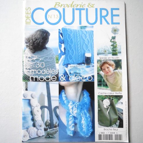Magazine broderie et couture n° 13 - novembre 2005