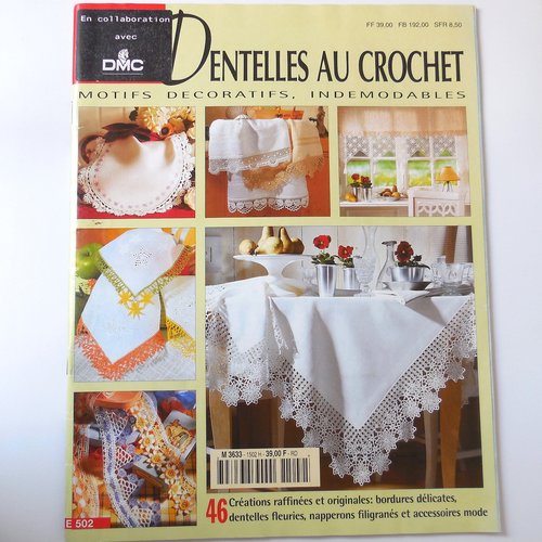 Magazine dentelles au crochet - burda spécial - 46 créations