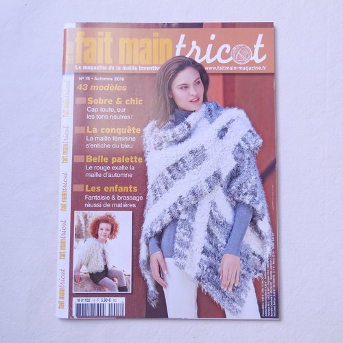 Magazine fait main tricot n° 15 - automne 2016