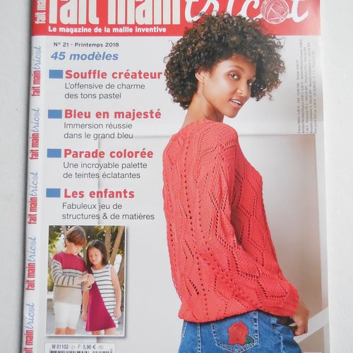 Magazine fait main tricot n° 21 - printemps 2018