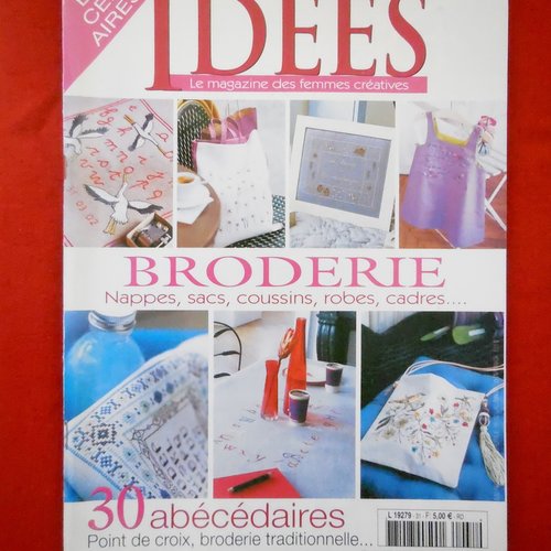 Magazine idées n° 31 - mars 2002 - broderie - abécédaires