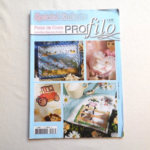 Magazine point de croix - pro filo spécial enfants