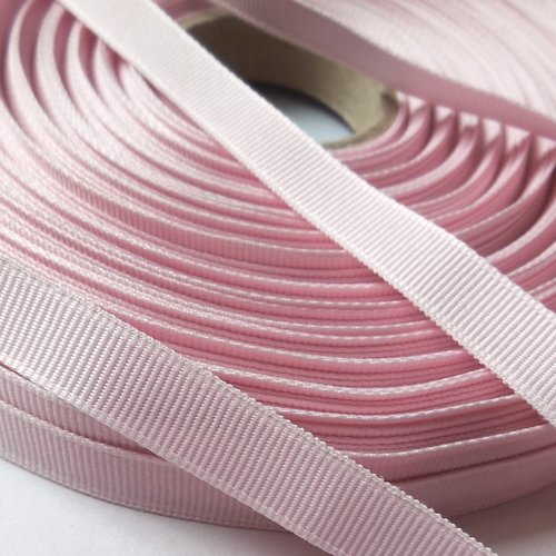 5 mètres de ruban gros grain rose 10 mm