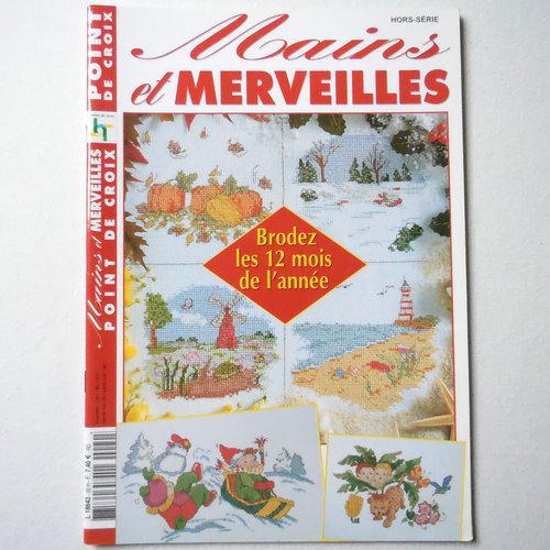 Magazine mains et merveilles - hors série broderie point de croix