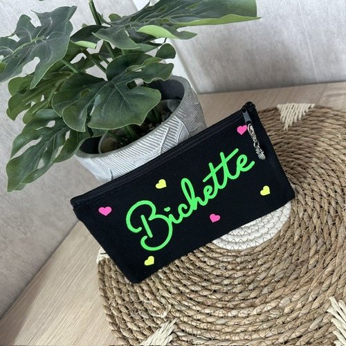 Trousse "bichette" fluo